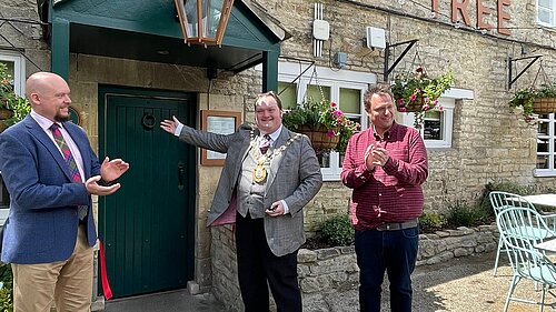 Reopening of local pub