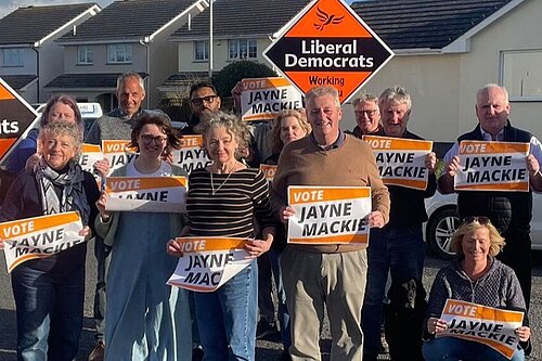 Jayne Mackie and Fremington Lib Dems