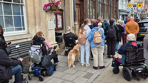 Residents participate in walk in Tewkesbury