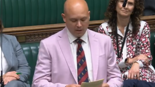 Cameron Thomas Delivering His Maiden Speech