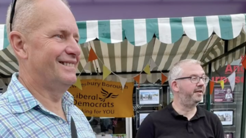 Tewkesbury Lib Dems at Street Fair