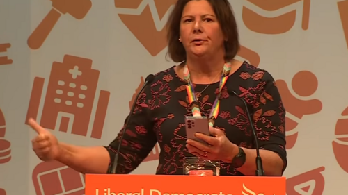 Babs Farmer speaks about Fleecehold at the Lib Dem Conference