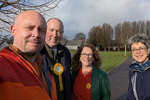 Cameron Thomas MP with Cllr Craig Thurling 
