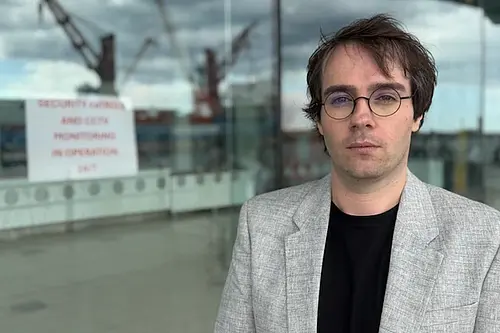 Paul Edgeworth stood outside the National Glass Centre