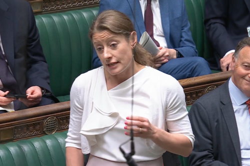 Helen Maguire MP speaking in the House of Commons